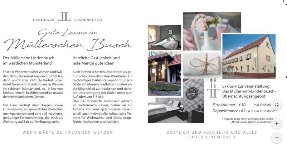 Landhaus Lindenbusch Weseke Екстер'єр фото